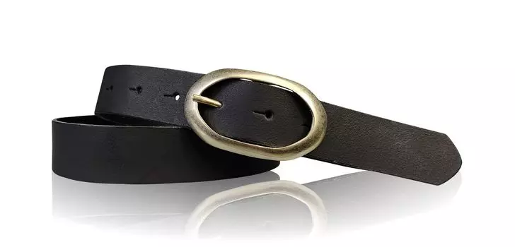 Кожаный ремень FRONHOFER, черный