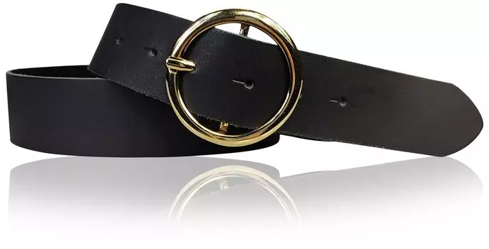 Кожаный ремень FRONHOFER, черный