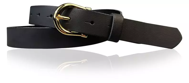 Кожаный ремень FRONHOFER, черный