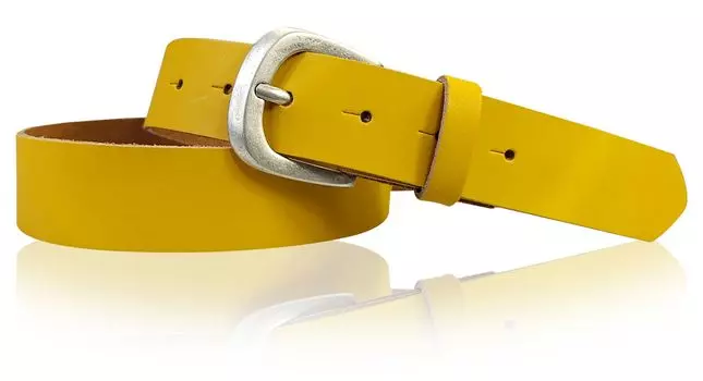 Кожаный ремень FRONHOFER, цвет Curry