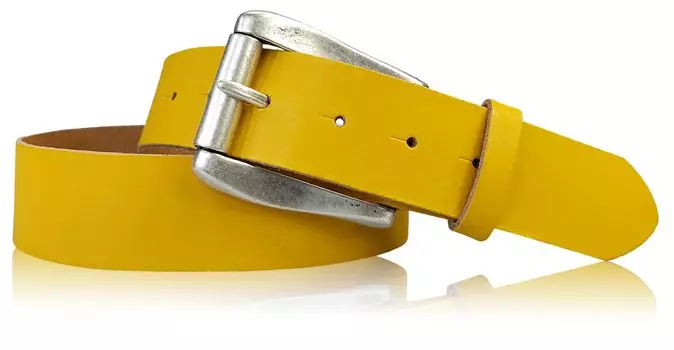 Кожаный ремень FRONHOFER, цвет Curry