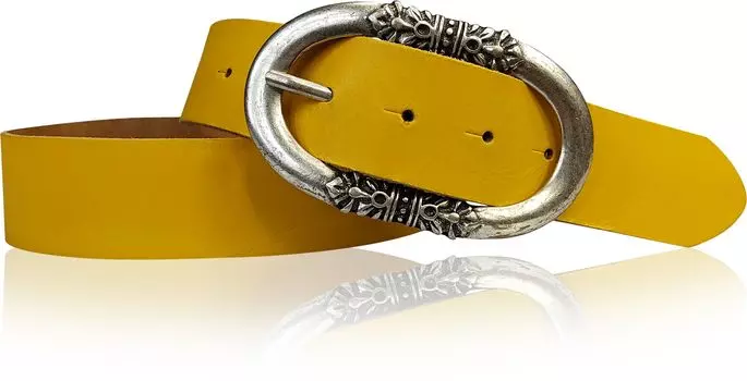 Кожаный ремень FRONHOFER, цвет Curry