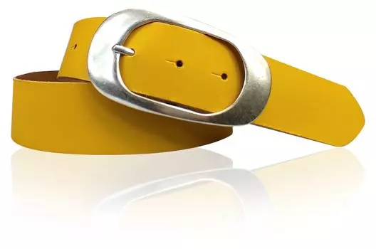 Кожаный ремень FRONHOFER, цвет Curry