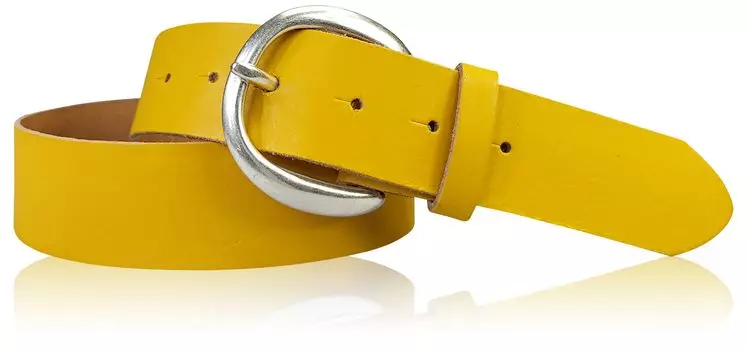 Кожаный ремень FRONHOFER, цвет Curry