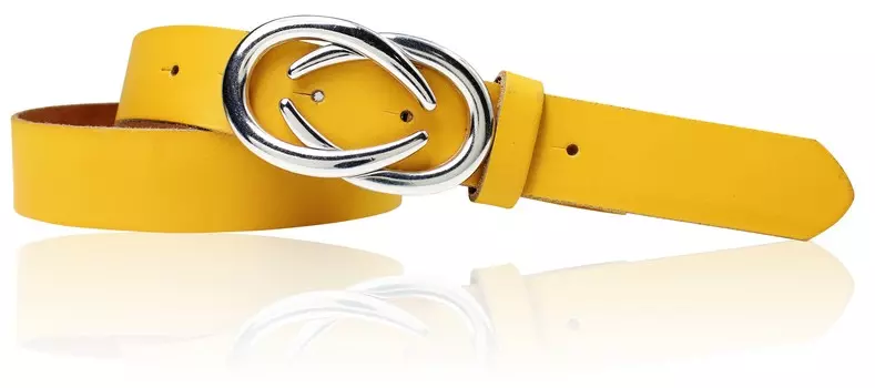 Кожаный ремень FRONHOFER, цвет Curry