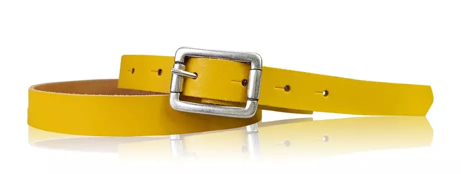 Кожаный ремень FRONHOFER, цвет Curry