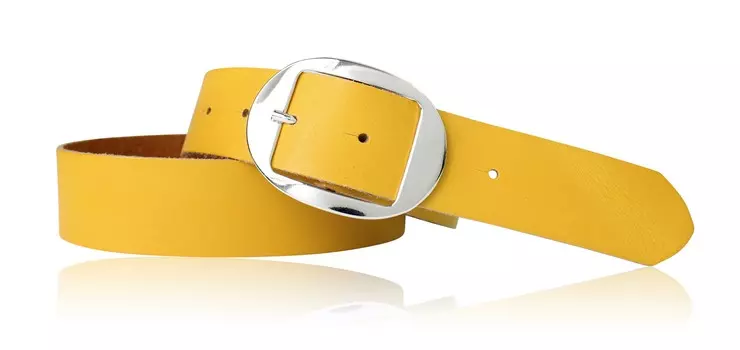 Кожаный ремень FRONHOFER, цвет Curry