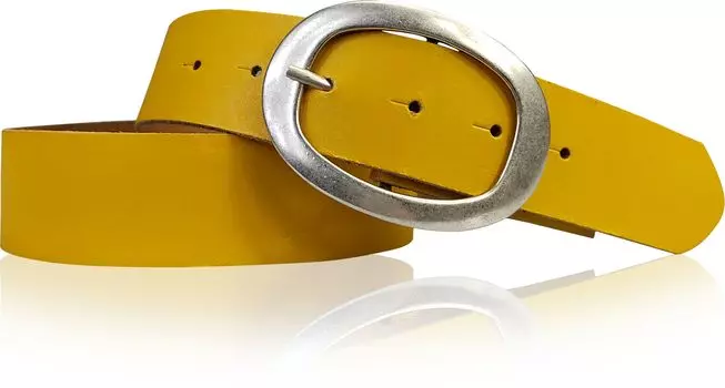 Кожаный ремень FRONHOFER, цвет Curry