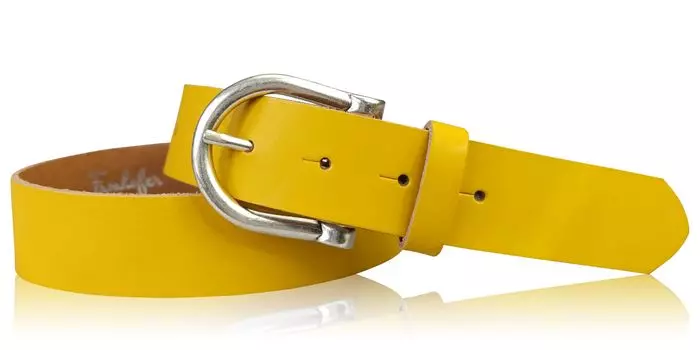 Кожаный ремень FRONHOFER, цвет Curry