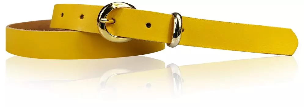 Кожаный ремень FRONHOFER, цвет Curry