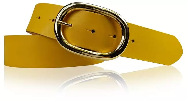 Кожаный ремень FRONHOFER, цвет Curry