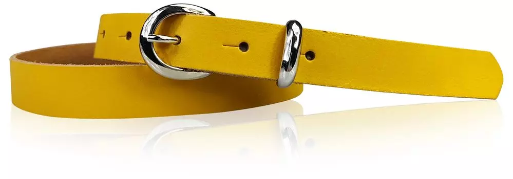 Кожаный ремень FRONHOFER, цвет Curry