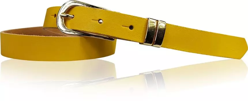 Кожаный ремень FRONHOFER, цвет Curry