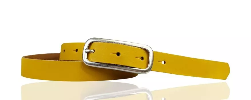 Кожаный ремень FRONHOFER, цвет Curry
