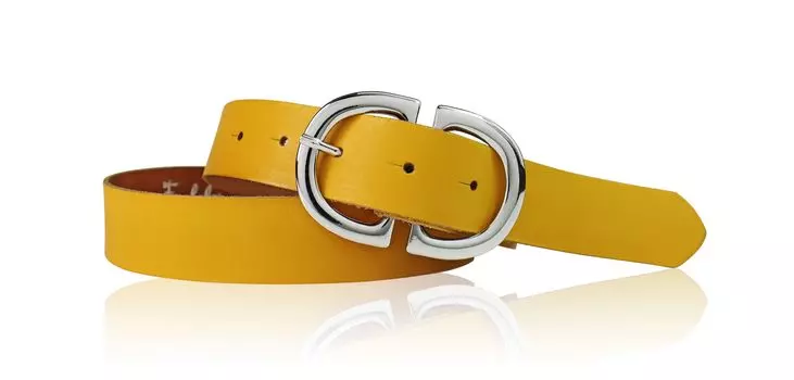 Кожаный ремень FRONHOFER, цвет Curry