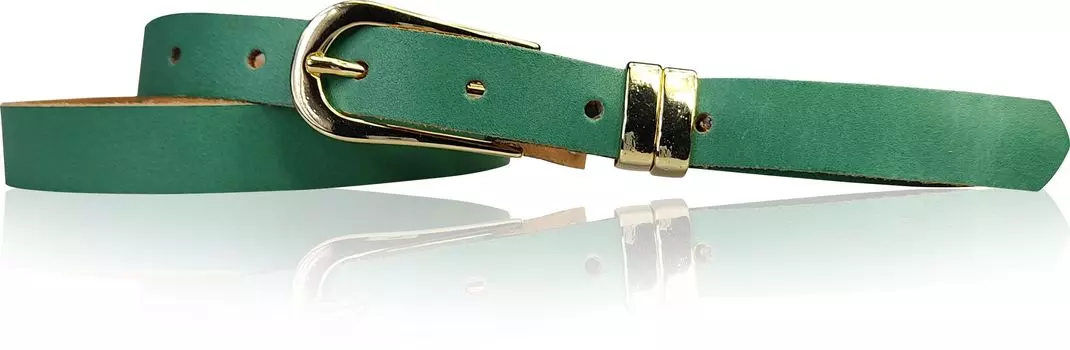 Кожаный ремень FRONHOFER, цвет Jade