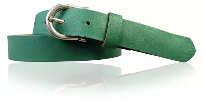 Кожаный ремень FRONHOFER, цвет Jade