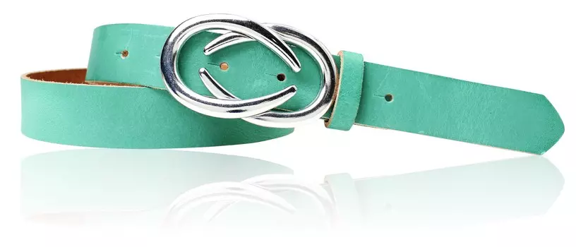 Кожаный ремень FRONHOFER, цвет Jade