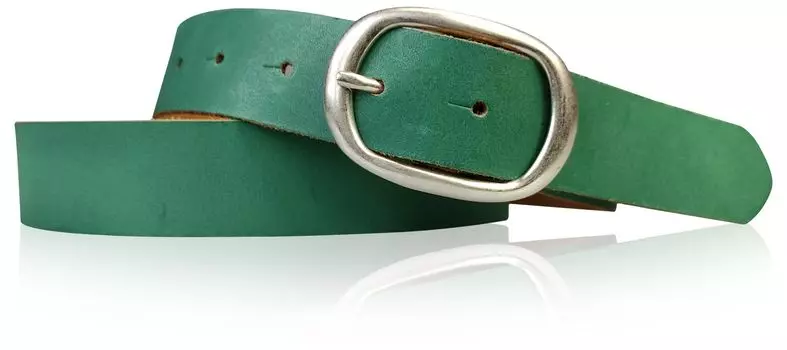 Кожаный ремень FRONHOFER, цвет Jade