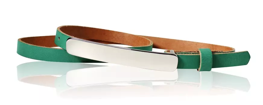 Кожаный ремень FRONHOFER, цвет Jade
