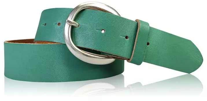 Кожаный ремень FRONHOFER, цвет Jade