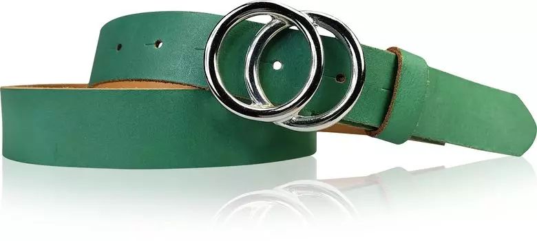 Кожаный ремень FRONHOFER, цвет Jade