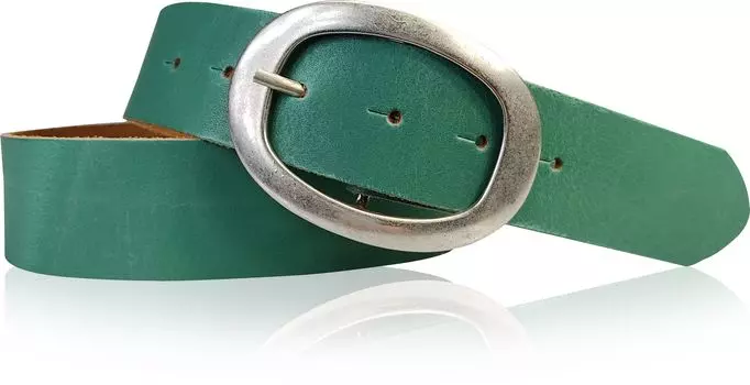 Кожаный ремень FRONHOFER, цвет Jade