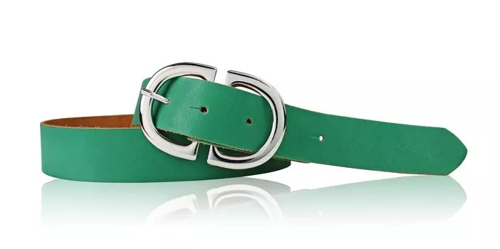 Кожаный ремень FRONHOFER, цвет Jade