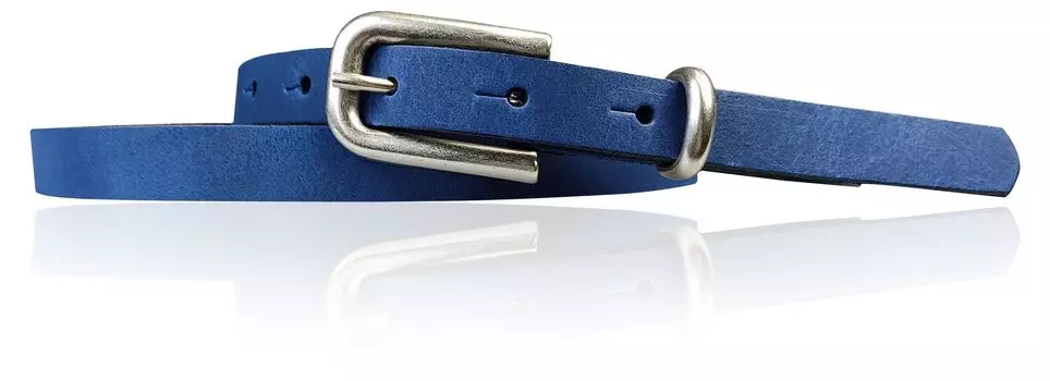 Кожаный ремень FRONHOFER, цвет Kobalt