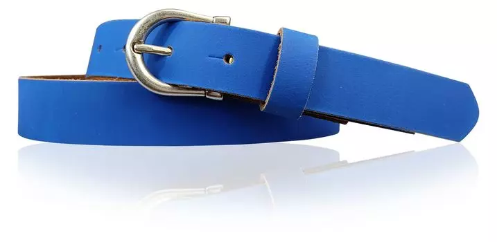 Кожаный ремень FRONHOFER, цвет Kobalt