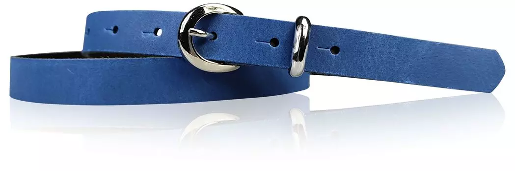 Кожаный ремень FRONHOFER, цвет Kobalt