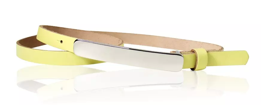 Кожаный ремень FRONHOFER, цвет Lemon
