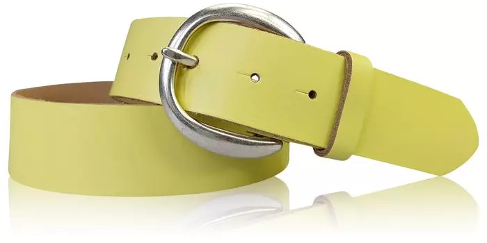 Кожаный ремень FRONHOFER, цвет Lemon