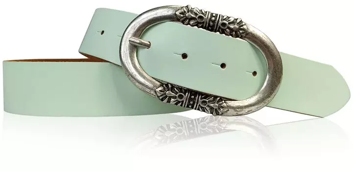 Кожаный ремень FRONHOFER, цвет Pistazie