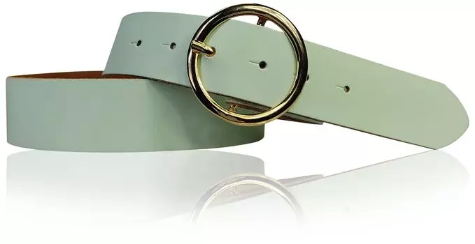 Кожаный ремень FRONHOFER, цвет Pistazie