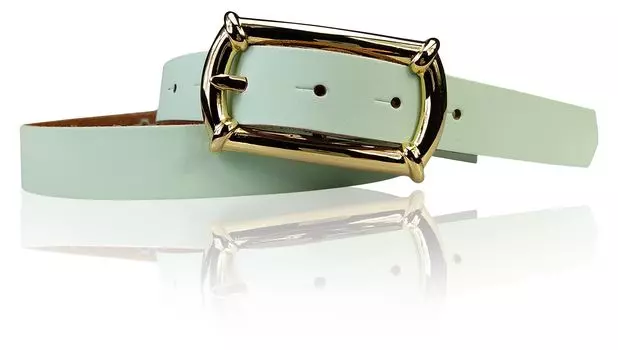 Кожаный ремень FRONHOFER, цвет Pistazie