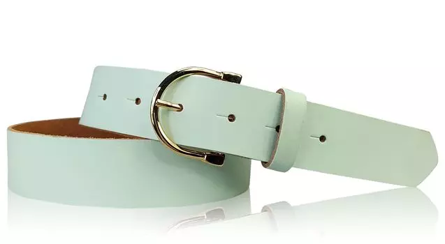 Кожаный ремень FRONHOFER, цвет Pistazie