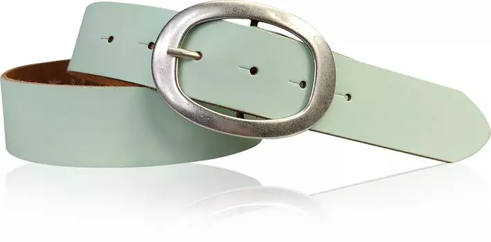 Кожаный ремень FRONHOFER, цвет Pistazie