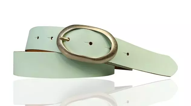 Кожаный ремень FRONHOFER, цвет Pistazie