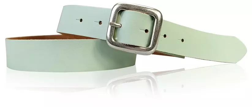 Кожаный ремень FRONHOFER, цвет Pistazie