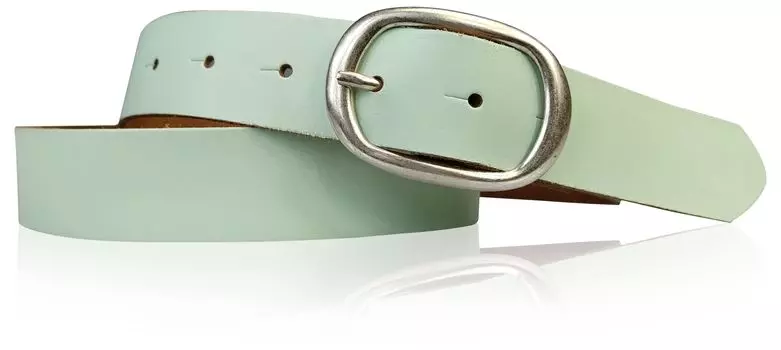 Кожаный ремень FRONHOFER, цвет Pistazie