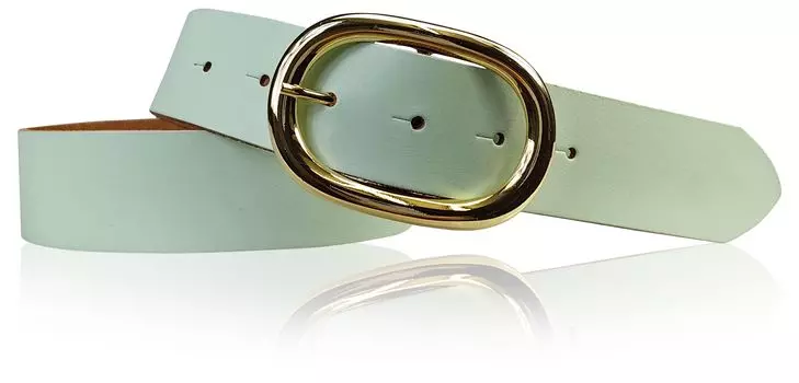 Кожаный ремень FRONHOFER, цвет Pistazie
