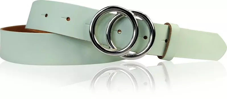 Кожаный ремень FRONHOFER, цвет Pistazie