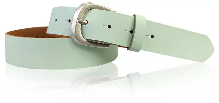 Кожаный ремень FRONHOFER, цвет Pistazie