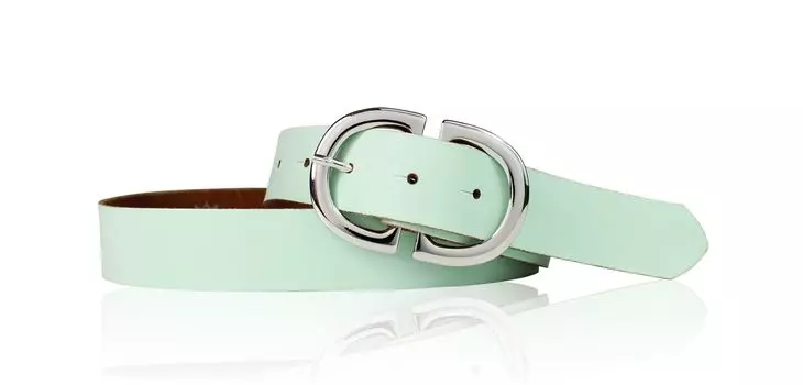 Кожаный ремень FRONHOFER, цвет Pistazie