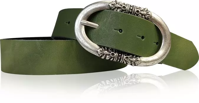 Кожаный ремень FRONHOFER, хаки