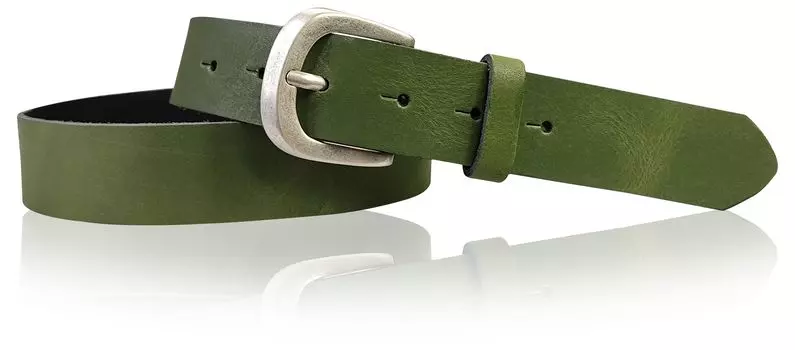 Кожаный ремень FRONHOFER, хаки