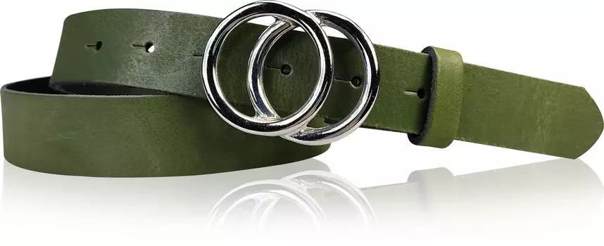 Кожаный ремень FRONHOFER, хаки