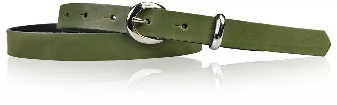 Кожаный ремень FRONHOFER, хаки