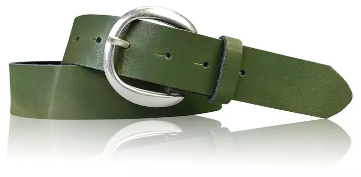 Кожаный ремень FRONHOFER, хаки